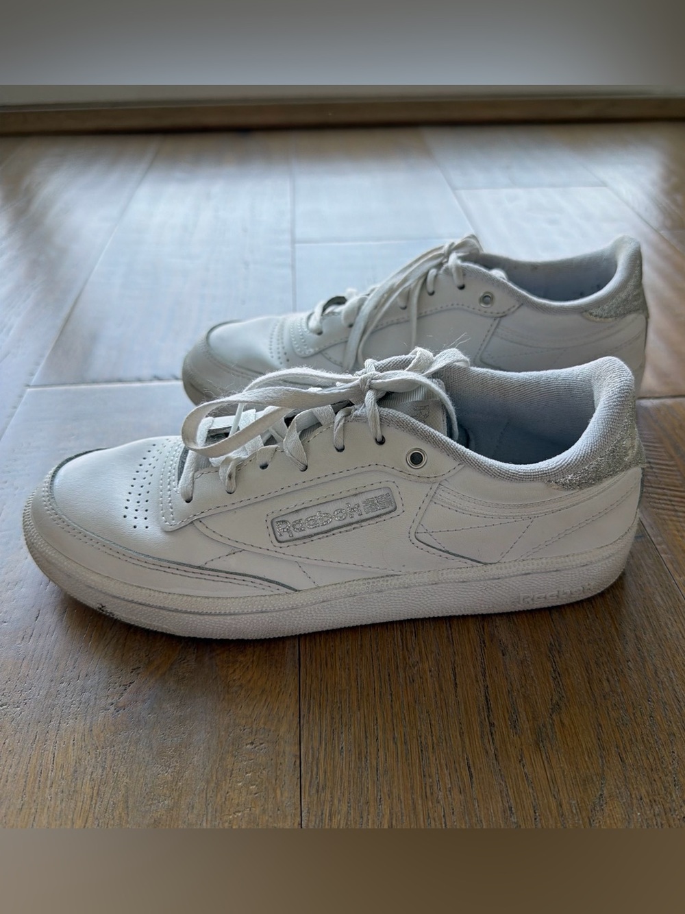 Reebok Women’s Glitter Club C 85 Sneakers - Size 7.5